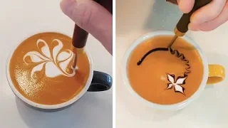 BARISTA TURNS COFFEE INTO INCREDIBLE WORKS OF ART