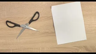 stop motion task: objects: paper and scissors