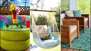Revamp Your Outdoor Space 🍀 DIY Garden Furniture and Patio Seating Ideas