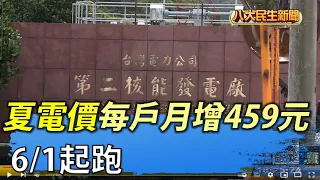 夏季電價6/1起跑 每戶月增459元 |【民生八方事】| 2022053105 @gtvnews27