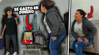 ASALTARON A MI MAMÁ Y SE GASTO TODO MI DINERO!! 😞 BROMA PESADA