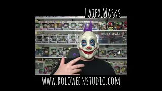 The Dark Knight Latex Masks by Roloween Studio Joker Clown Mask special edition