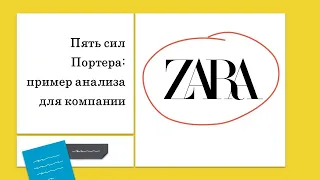 Пять сил Портера. Пример для Zara