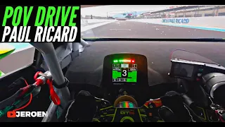 FAST POV DRIVE in the LAMBORGHINI HURACAN GT3 around PAUL RICARD