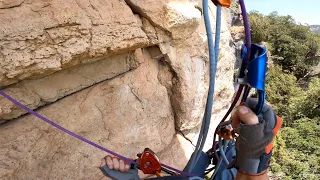 aid climbing - climbing tips: ropes & roofs