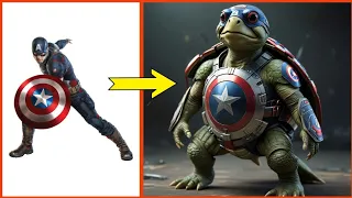 SUPERHERO but TURTLE 🔥All Character (Marvel & Dc) 2024