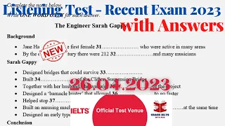 IELTS Listening Actual Test 2023 with Answers | 26.04.2023