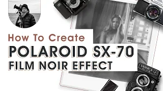 How to create film noir portraits indoors on Polaroid SX-70