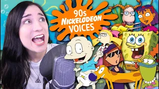 90s NICKELODEON Voice Impressions!