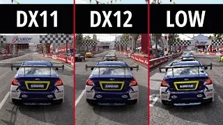 [4K] GRiD - PC DX11 vs DX12 (DirectX 11 vs DirectX 12) vs LOW !