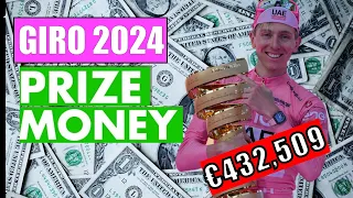 Giro d'Italia 2024 Prize Money BREAKDOWN: How Much Did Tadej Pogacar  and UAE Team Emirates Win?