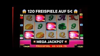 Lucky Ladys Charm 120 Freispiele auf 5€ 😱 Geiler Jackpot Novoline Casino zocken Spielothek