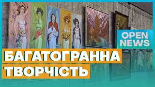 Заслужений художник України Григорій Чернета відкрив виставку на честь свого 75-річчя