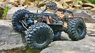 Axial Wraith With SCX-6 Wheels & 7" Tall Pro-Line Super Swamper TSL SX Tires