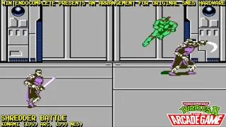 ♫SHREDDER BATTLE (TMNT Arcade) SNES Arrangement - NintendoComplete