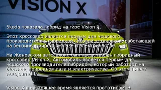 Skoda показала гибрид на газе Vision X