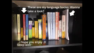 [ASMR] 📚 Going Through My Language Book Collection 📖