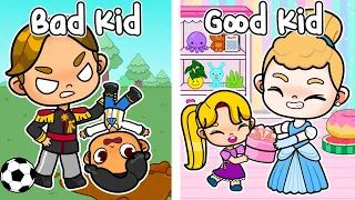 Rapunzel Mother and Daughter But Bad Kid VS Good Kid | Princess In Avatar World | Toca Boca