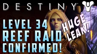 Destiny "House of Wolves" Reef Raid Level 34 Confirmed | "Atoll" | "Asteroid Belt Raid"