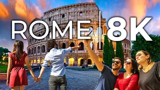 Rome 🇮🇹 8K - Rome in 8K Tour ULTRA HD Walking Tour, Rome 8K [60FPS]