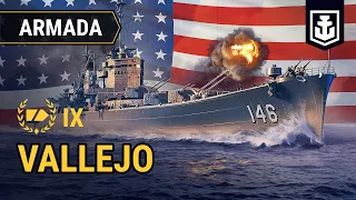 American Tier IX cruiser Vallejo| A Captain’s guide | Armada