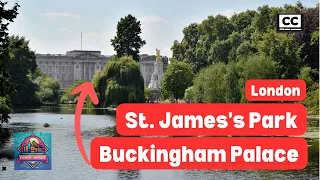 Beautiful London walk from St. James's Park to Buckingham Palace💂🏻 on a car-free day | May 2024 | 4K