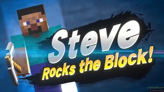 Super Smash Bros Ultimate Minecraft Steve Reveal Trailer Nintendo Direct 2020