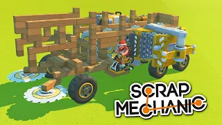 Построил ЛЕСОЗАГОТОВИТЕЛЬНЫЙ КОМПЛЕКС в SCRAP MECHANIC