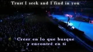 Metallica- Nothing Else Matters Subtitulos y letra Nimes 2009