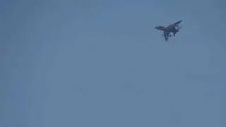 F-100 Super Sabre Take off EAA 2015