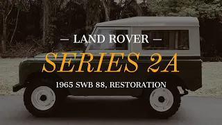 Land Rover Series 2A Restoration - Part 1