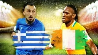 Греция - Кот д'Ивуар World Cup 2014  24.06.2014 Все Голы Смотреть онлайн