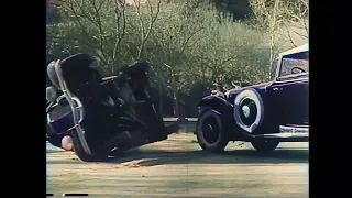 Car Crashes Caught On Camera (1930's) (Colorized, HD)