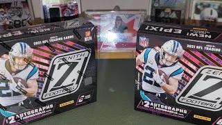 2021 Panini Zenith football Father vs Son dueling boxes winner take all...who hit?