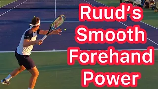 Casper Ruud Topspin Forehand Analysis (Pro Tennis Technique)