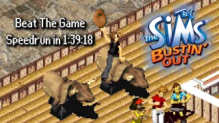 The Sims Bustin' Out GBA Beat The Game Speedrun in 1:39:18 | BizHawk Emulator