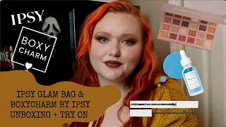 Glam Bag + Boxycharm by Ipsy Unboxing & TryOn // July 2023 | AllyBrianne