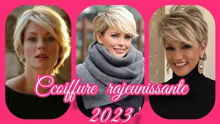 coiffure rajeunissante femme 50 ans 2023