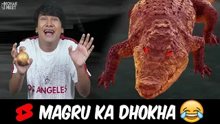 Magru Ka Dhokha Bitwa Se 😂 HORROR GAME GRANNY : SLENDRINA GRANNY COMEDY || MOHAK MEET #Shorts