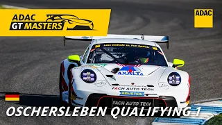 Live Qualifying 1 | ADAC GT Masters | Motorsport Arena Oschersleben