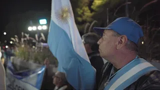 Argentine Falklands War veterans hold vigil