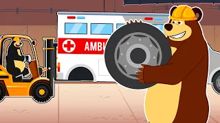 The Bear's Construction : Assembling - Repairing And Cleaning Ambulances