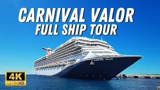 New Carnival Valor Full Ship Tour Deck by Deck - Ultimate Cruise Ship Tour
