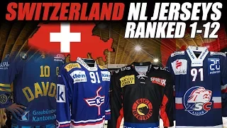 Switzerland NL Jerseys Ranked 1-12