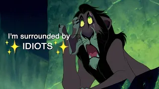 Scar being the best disney villain