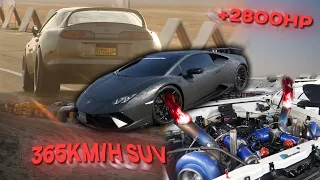 Mile Racing in Dubai! 2800+HP in a Nissan SUV!