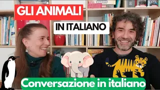 GLI ANIMALI IN ITALIANO| Real Italian Conversation|IMPARA L'ITALIANO (sub ITA)