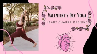 SPECIAL VALENTINE'S DAY YOGA FOR ALL BODIES 💖 Open up your heart chakra to give AND receive LOVE!