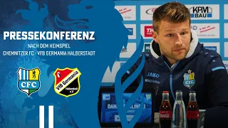 Chemnitzer FC | Pressekonferenz nach dem Heimspiel gegen Germania Halberstadt