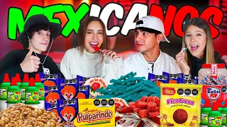 CALIFICANDO DULCES MEXICANOS | Domelipa Ft. Rusher King, Ignacia Antonia y Granja del Borrego